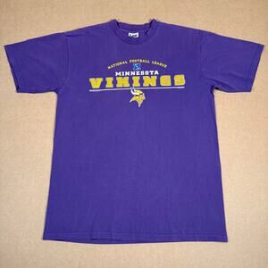Vintage Minnesota Vikings 2001 NFL Football Purple Lee Sport Shirt Size XL